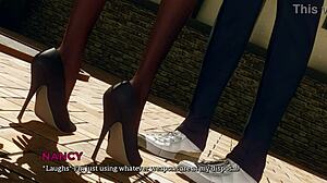 Eternum odcinek 9 z 3D grą kreskówką z elementami anime 18+