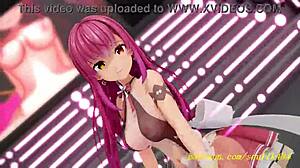 Novr MMD Marine χορός 3D Hololive hentai