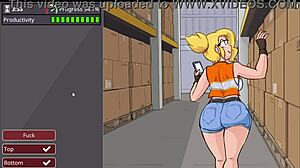 Se Denne Næsten Arbejdende Hentai Spil Niveau 2 Gennemført Med Store Patter Action!