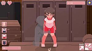 Gameplay uvíznutý s holkou ve školní tělocvičně kvůli kreampaj akci