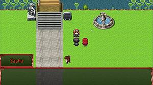 Başka Dünyada Harem Hentai Oyun Bölüm 34 En İyi Arkadaşı Açık Hava Yağmurunda Islanıyor