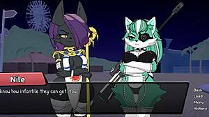 喜剧游戏发情 ch2 part 1 显示瘦弱模仿动作与比基尼泳池场景