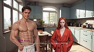 在米拉AI忠诚路线5中感受深沉诱惑，激烈内射和肛交时刻