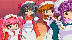 Hla Maidsindreams Epizoda 1 prikazuje sanjske pustolovščine služkinj in skupinske interakcije