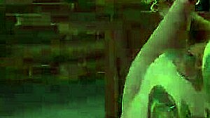 Pepek gadis dikongkek keras di sofa temuduga casting