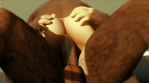 Tässä legendassa nuori mies 18+ saa apua kädestä setältään animoiduissa kohtauksissa