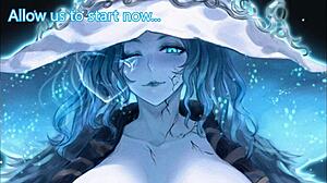 Ranni čarodějnice velí femdom joi s dospělými instrukcemi masturbace