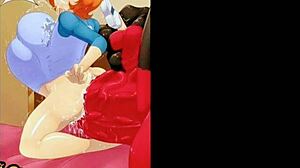 ベン10がグウェンをハードコアに突きまくるトータルドラマスタイルでディープスラスト