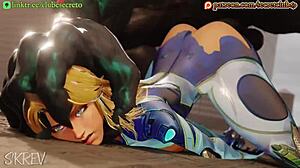 Postavy z Marvel Rivals jezdí a dostávají do prdele v holené kundi hentai kompilace část 5