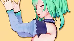 Hey, check dir diese 3D Rule 34 Tanz-Animation von Goodbye Declaration mit Uruha Rushia im Hentai-Stil an