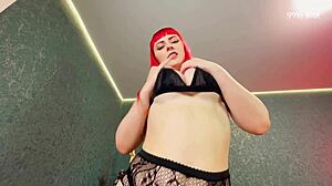 Provokativna femdom POV Makima nadzira Denjijevo drkanje