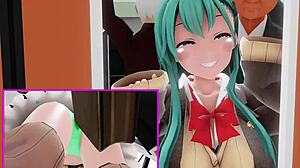 Hikaye Suzuya'nın 3D oral animasyonunda devam ediyor bölüm 2