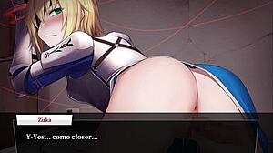 Zizka Adegan H 03 - Blonde dalam Roleplay BDSM untuk Fate Empire