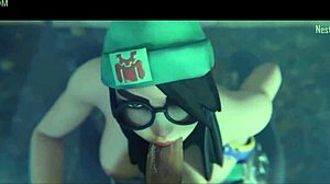 Kleine 18+ MILFs geben Blowjobs in SFM Hentai Compilation