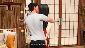 नेबर की हॉट वाइफ 3D हentai प्रीव्यू में सेड्यूस करती है