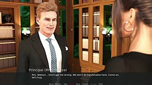 Macesa Podvádzajúca v 3D Hre so Starým Mužom Cuckold Scéna