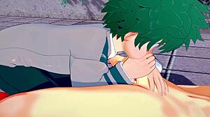 i love watching deku and bakugou in amazing gay sex scenes