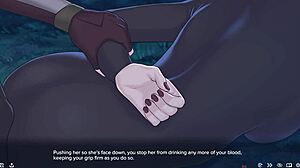 Vampýři rychlý setkání s velkými kozy a kurvím zadkem ve fantasy dobrodružství 4