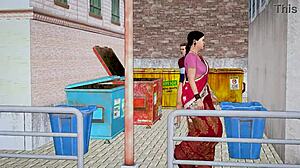 Indisk desi sted søster i lov opdager svoger så bliver kneppet hårdt med nydelse i hindi lyd