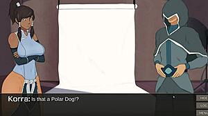 Cummy Bender част 3 - Корра в бикини дразни големи гърди.