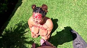 Compilation interracial de pisse avec des salopes métisses qui prennent des faciales 😏