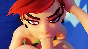 me sinto tão relaxado enquanto vicky dá boquete no chão em blenderknight theperfectsin