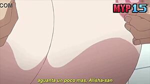 Најврућа руска девојка у хентаи тројци са великим сисама јавним секс сценама