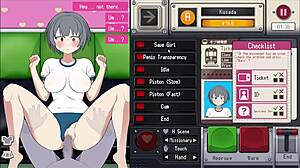 Saya main permainan hentai mob musume dengan blowjob dan creampie