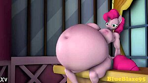 بوني تتحمل إيلاج شرجي عميق في أنمي وردي؟