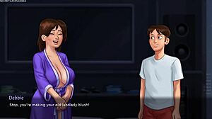 مشاهدة فيلم مثير مع زوجة الأب في ساغا الصيف