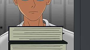 카우헌터 에피소드 03에서 야오이 헨타이 더블 페네트레이션 액션.