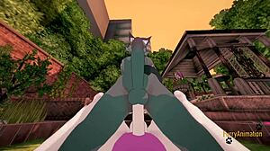 POV Mewtwo x Raymond hisap dengan air mani di mukanya dan anal creampie - yaoi furry yiff 3D hentai 😈