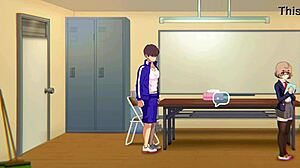 Мила Колежка Усеща Интензивно Удоволствие да Чука с Мъж в 7 Дни Приятелка Хентай Игра.