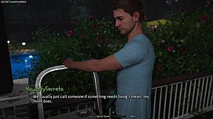 Kaveri flirttailee seksikkään punapään huoran kanssa talossa täynnä kuumia huoria Summer Heat 04:ssa