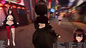 兔女郎在3D色情游戏中揭示秘密诱惑