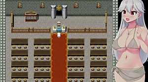 Hey, tengok shrine maiden tawarkan lubang dia dalam ero-dungeon part 1