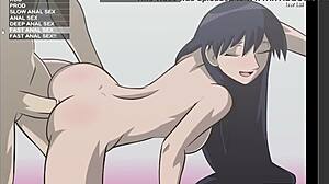 Anime Anal Sakaki Får Cum Indeni Og Udenpå!