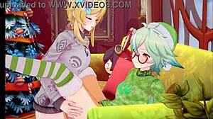 フタナリ・クリスマス ルミナとスクロースと