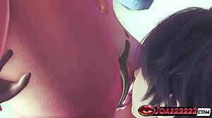 Καυτή έφηβη σε μπικίνι παίρνει αισθησιακό μασάζ στήθους 3D hentai