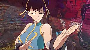 Chun-Li i Ryu Eksplorują Zakazane Żądze w Outdoor Hentai Animacji