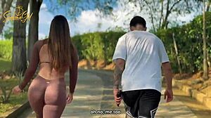 Im Unfaithful to My Sugar Mommy with the Neighbor in Her Yard