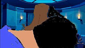 Σεξ animation με μαύρη ebony cunilingus και γλείψιμο