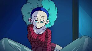Bulma giver håndjob og blowjob i Dragon Ball fan animation