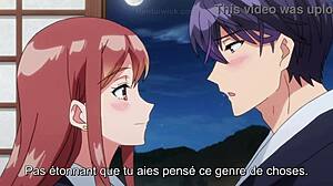 舌头狂玩后，她在动漫里接下硬XL鸡巴