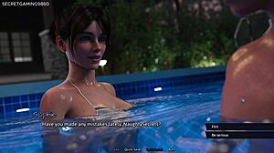 ホットな義姉がセクシービキニで彼を誘惑 ホットキス サマー熱05 Naughty Fox Games