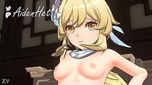 AI生成3Dアニメ ブロンド美女18+ビデオ