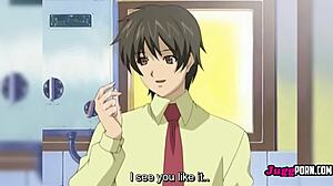 Chica tetona con pelo rosa follada como puta en cocina por profesor pervertido