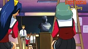 섹시 헨타이 에피소드 금지된 젊은 여자 큰 티츠