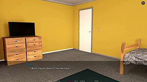 Stepsisterly Lust 04 - Interracial kolejní holka dává veřejnou ruční práci v kavárně