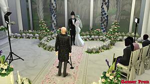 Ślub Bulmy staje się erotyczny, gdy mąż patrzy jak stary facet rżnie ją w dupę!